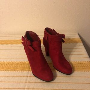 Stylish 3 1/2” heal Booties. Worn once.